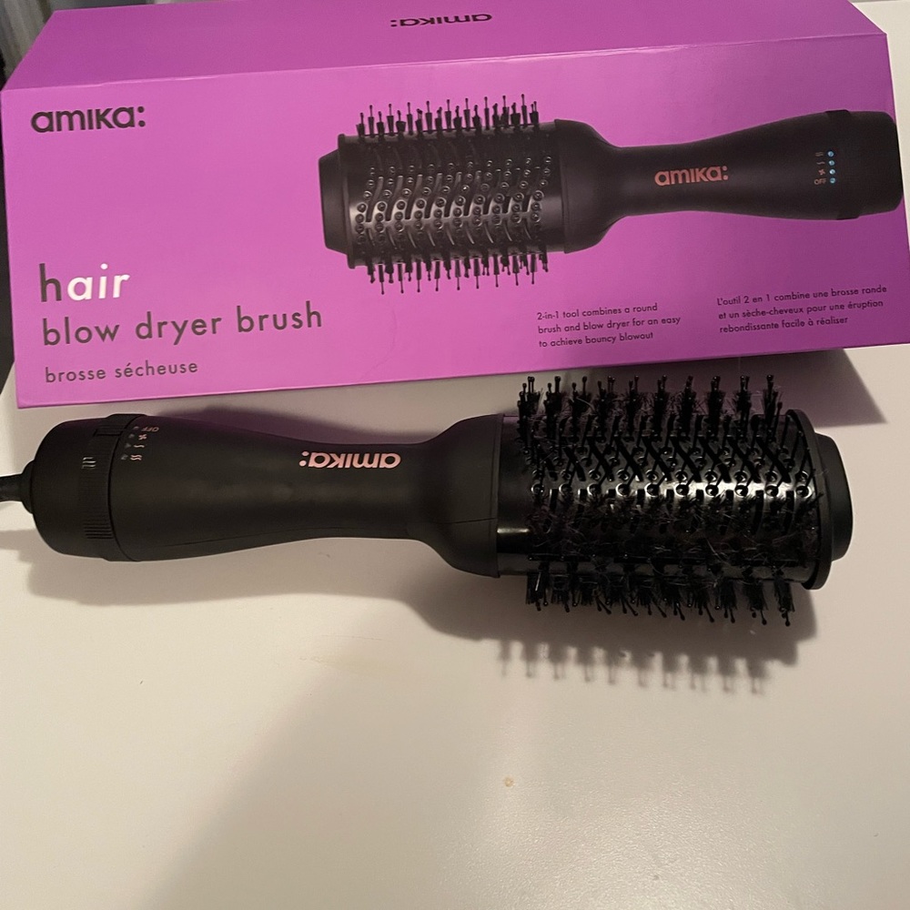 Amika hair brush blow dryer